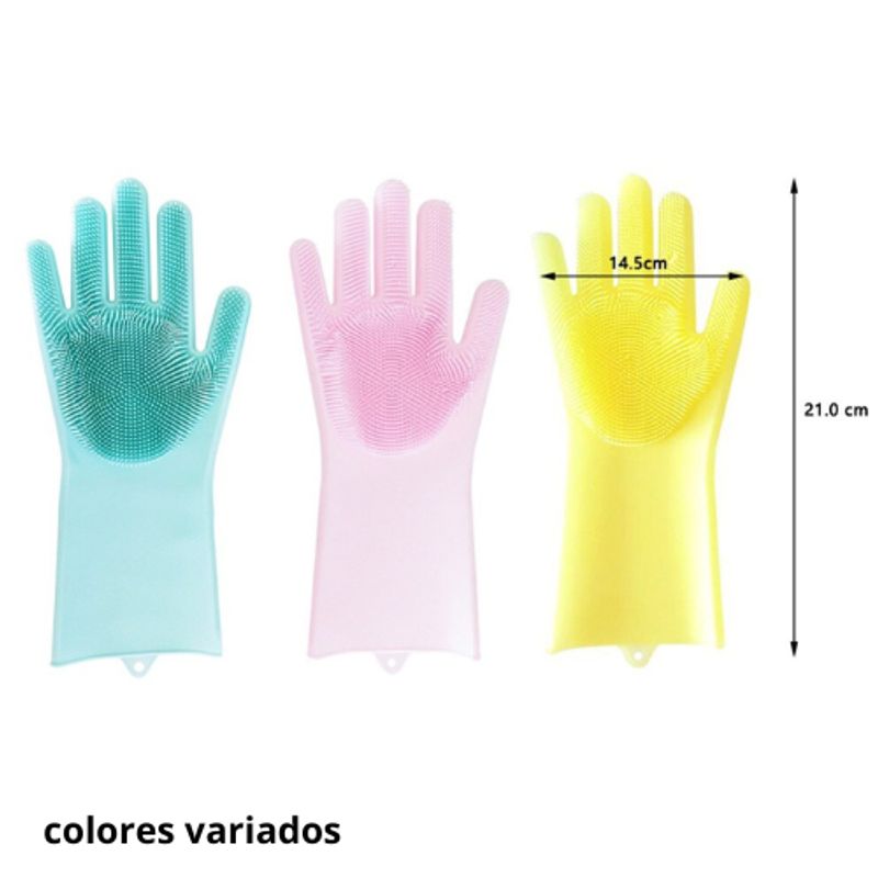 GENERICO - pack de 2 guantes de silicona
