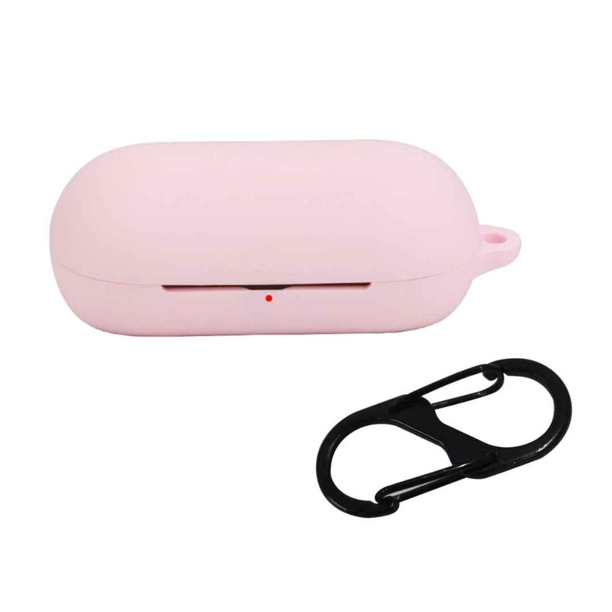 GENERICO - Funda case de silicona para audifonos SONY Wf-c700n color rosado