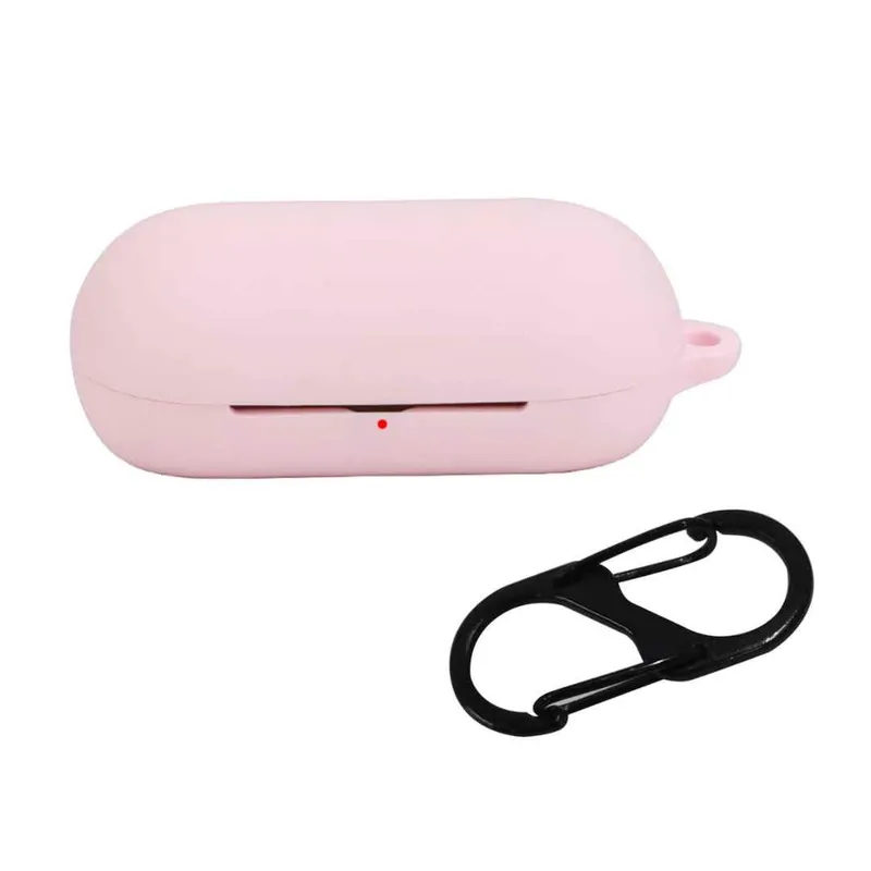 GENERICO - Funda case de silicona para audifonos SONY Wf-c700n color rosado