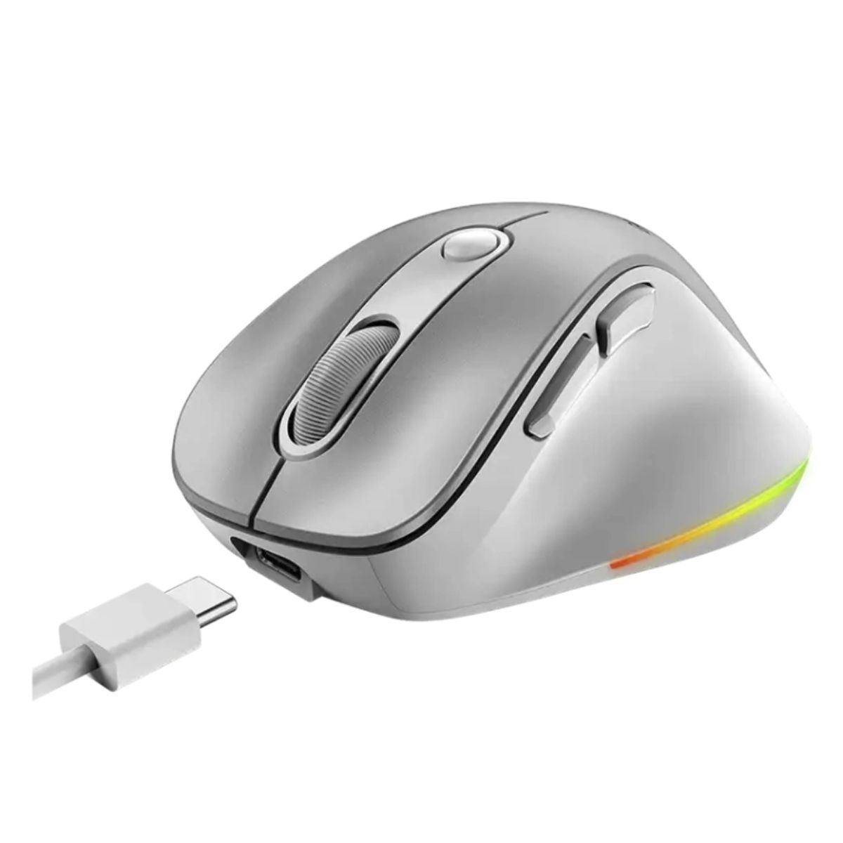 GENIUS - Mouse Ergo 9000S Pro Dual Wireless/BT Recargable, 6 Botones , RGB