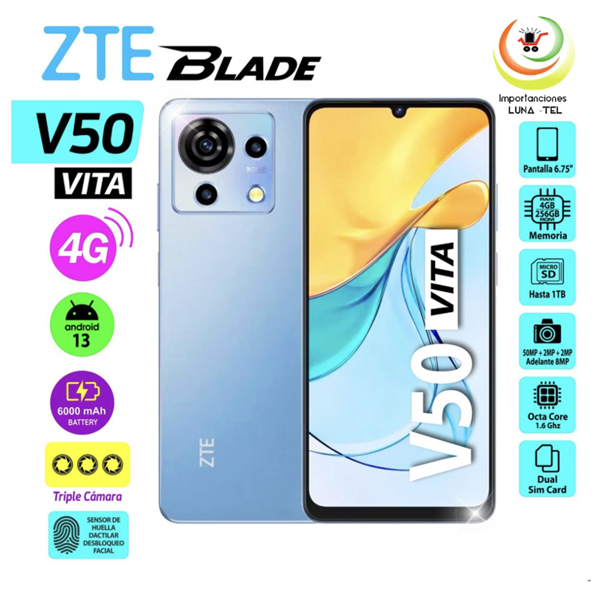 ZTE - CELULAR ZTE BLADE V50 VITA