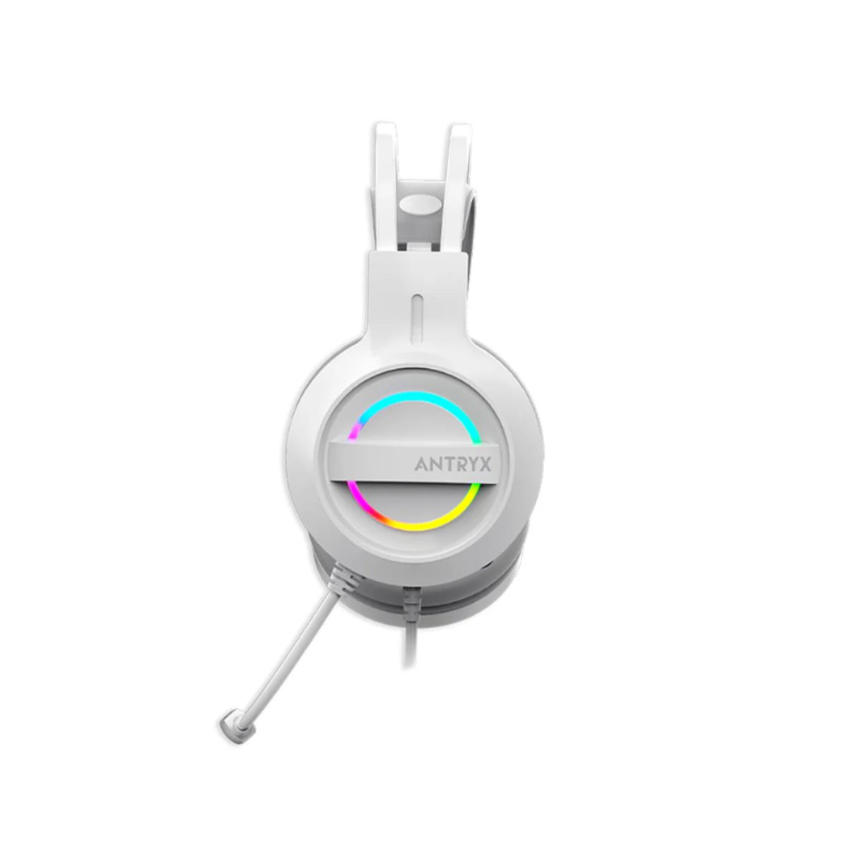 ANTRYX - Audífono C/Micrófono  Antryx IRIS-W Gray 7.1 Virtual ( AGH-7100WGY )