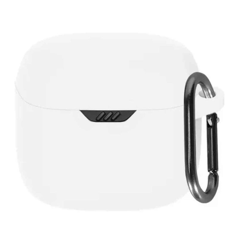 GENERICO - Funda case de silicona para audifonos JBL  TUNE FLEX color blanco