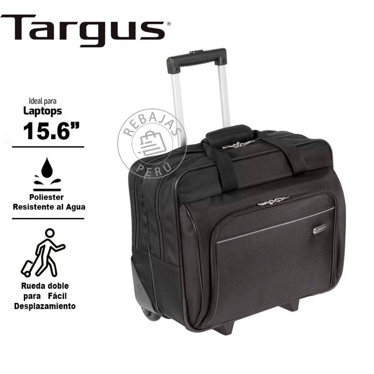 TARGUS - Maletín Ejecutivo con Ruedas Targus 156” Ideal para Negocios y Viajes