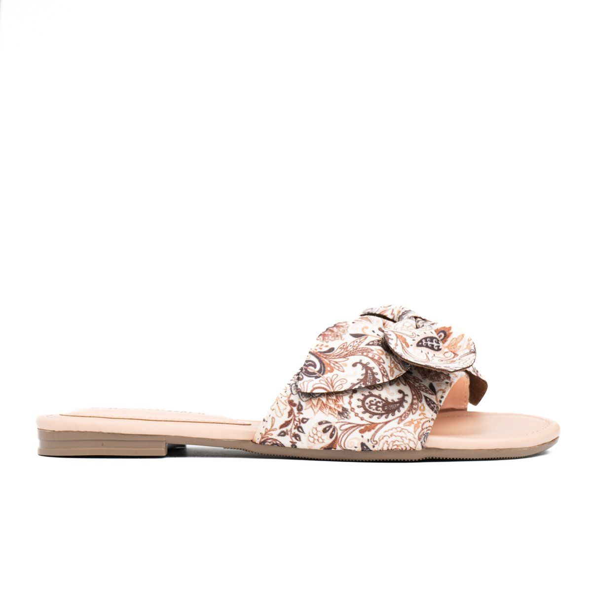 NEBULA - Sandalia Flor Floreado - Nébula - Beige 2