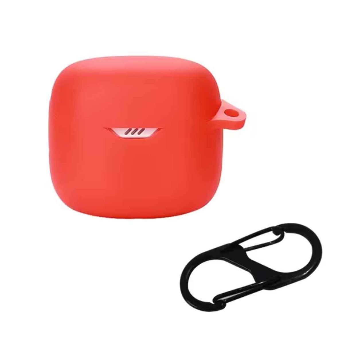 GENERICO - Funda case de silicona para audifonos JBL  TUNE FLEX color rojo