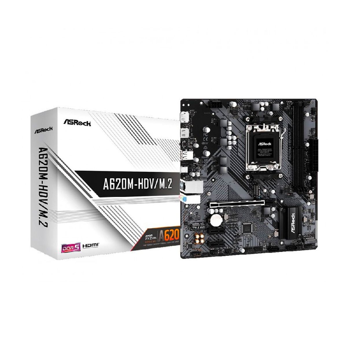 ASROCK - PLACA MADRE ASROCK A620M-HDVM2 PN90-MXBLL0-A0UAYZ