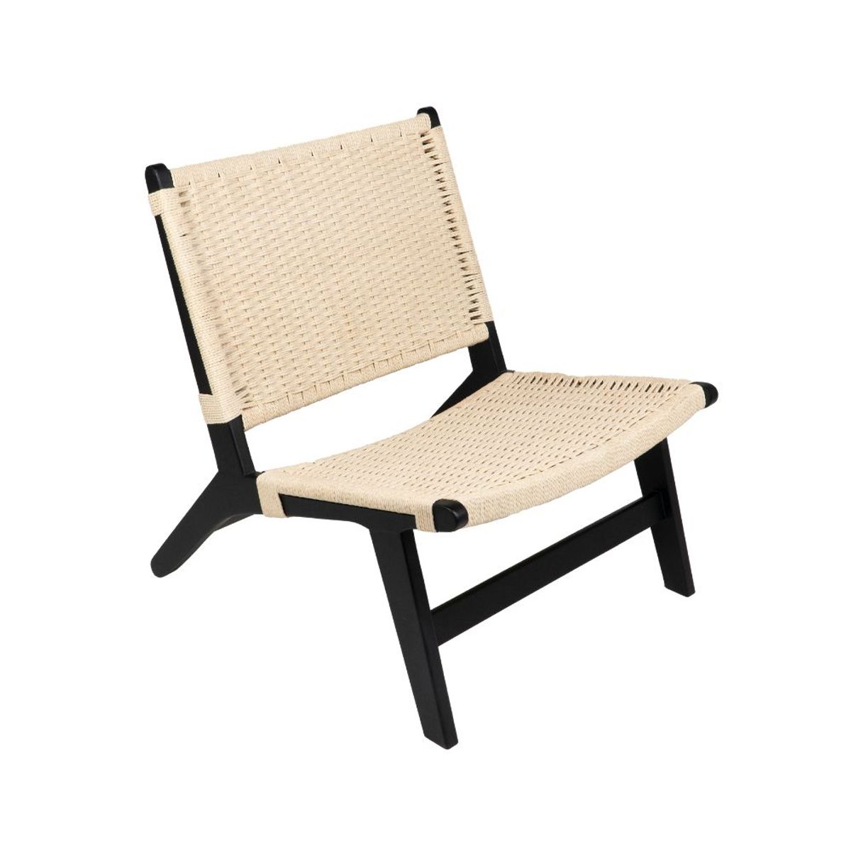 NIHM - Butaca de Rattan Ozlo Negro