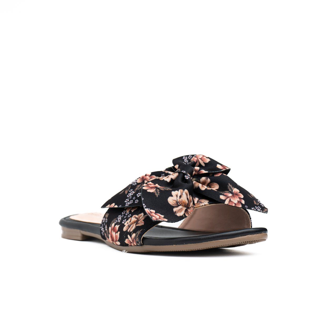 NEBULA - Sandalias Flor Floreado - Nébula - Negro 2