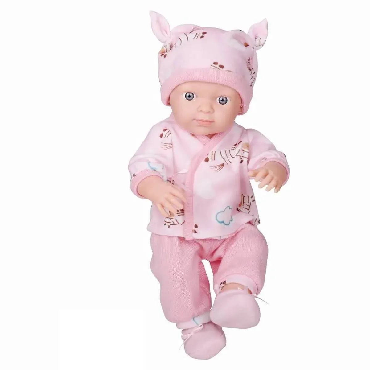 GENERICO - Muñeca bebe de plastico 30cm cuerpo completo