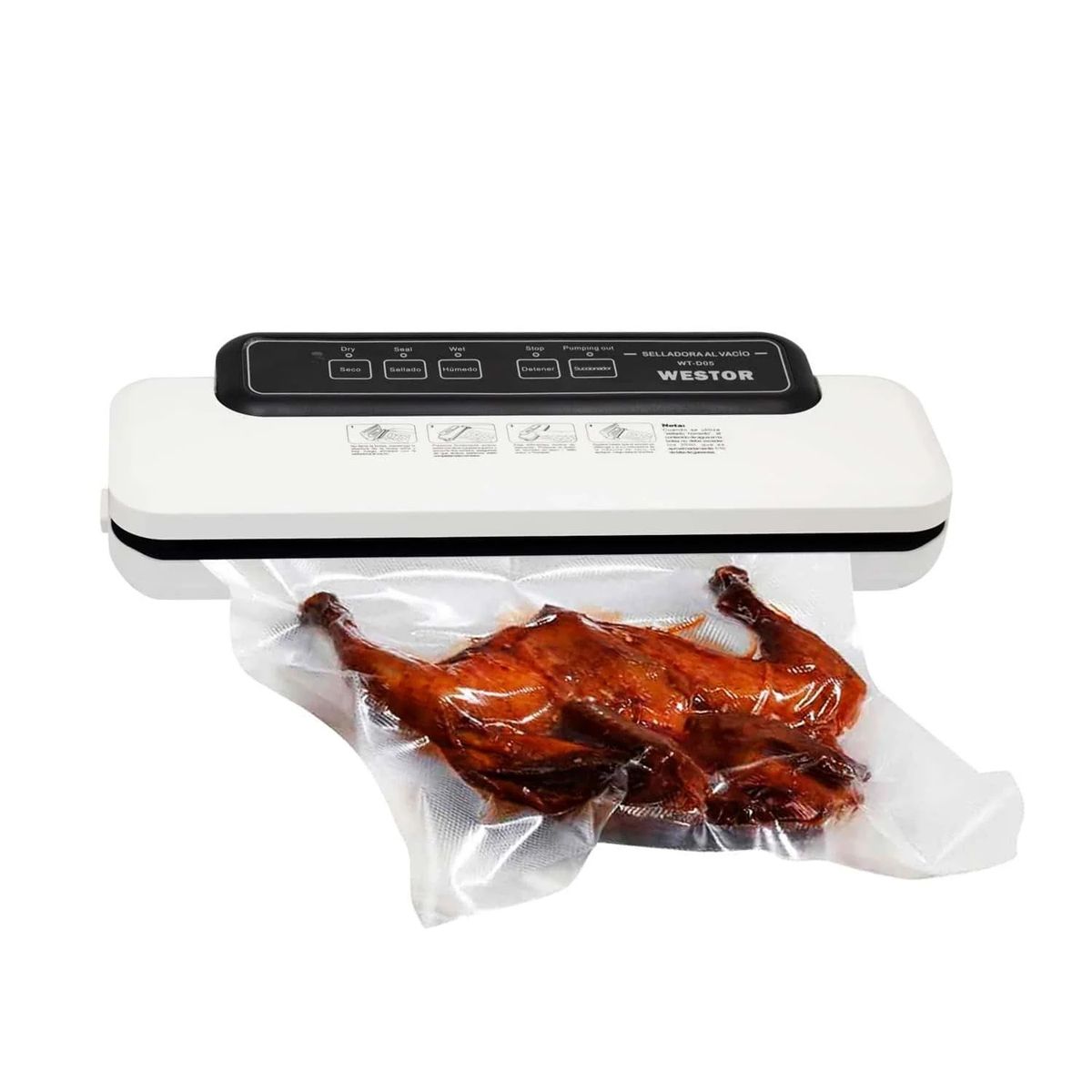 WESTOR - Selladora de bolsa al Vacío WT-D05  37.5 cm Digital