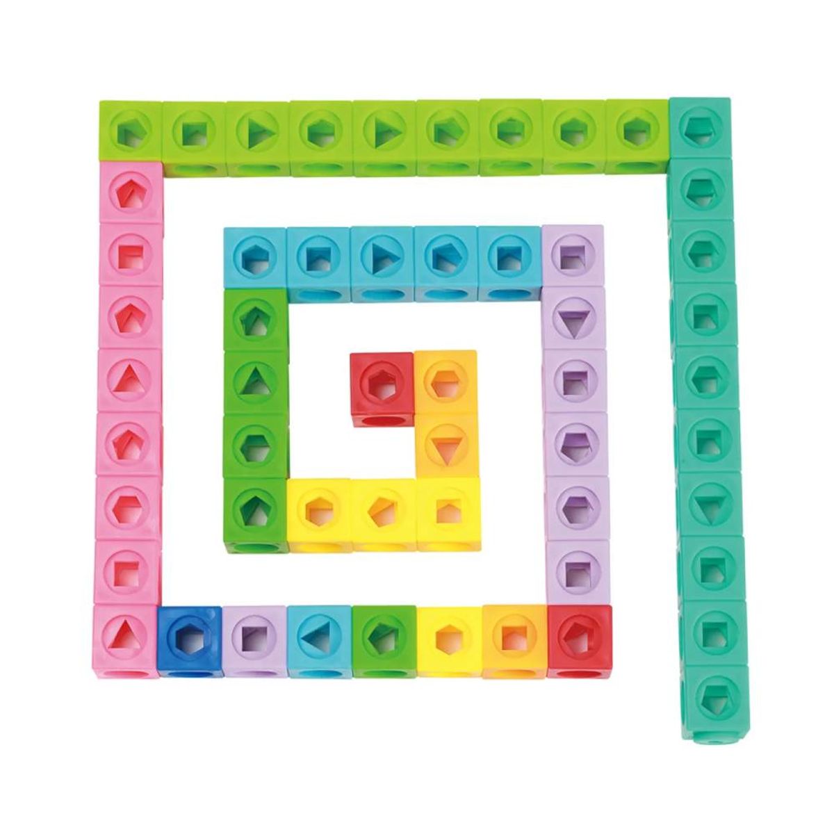 GENERICO - Magic Block caja 100 piezas Number numeros matematicas