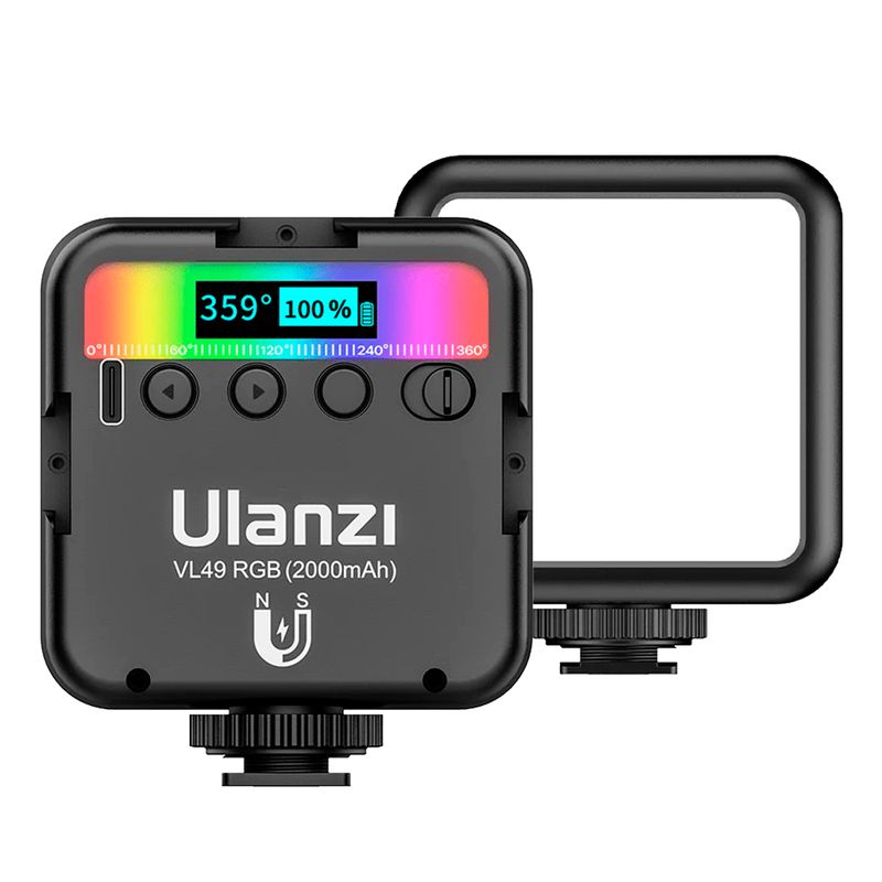 ULANZI - Mini Luz ULANZI VL49 Video Fotografía RGB Original Negro