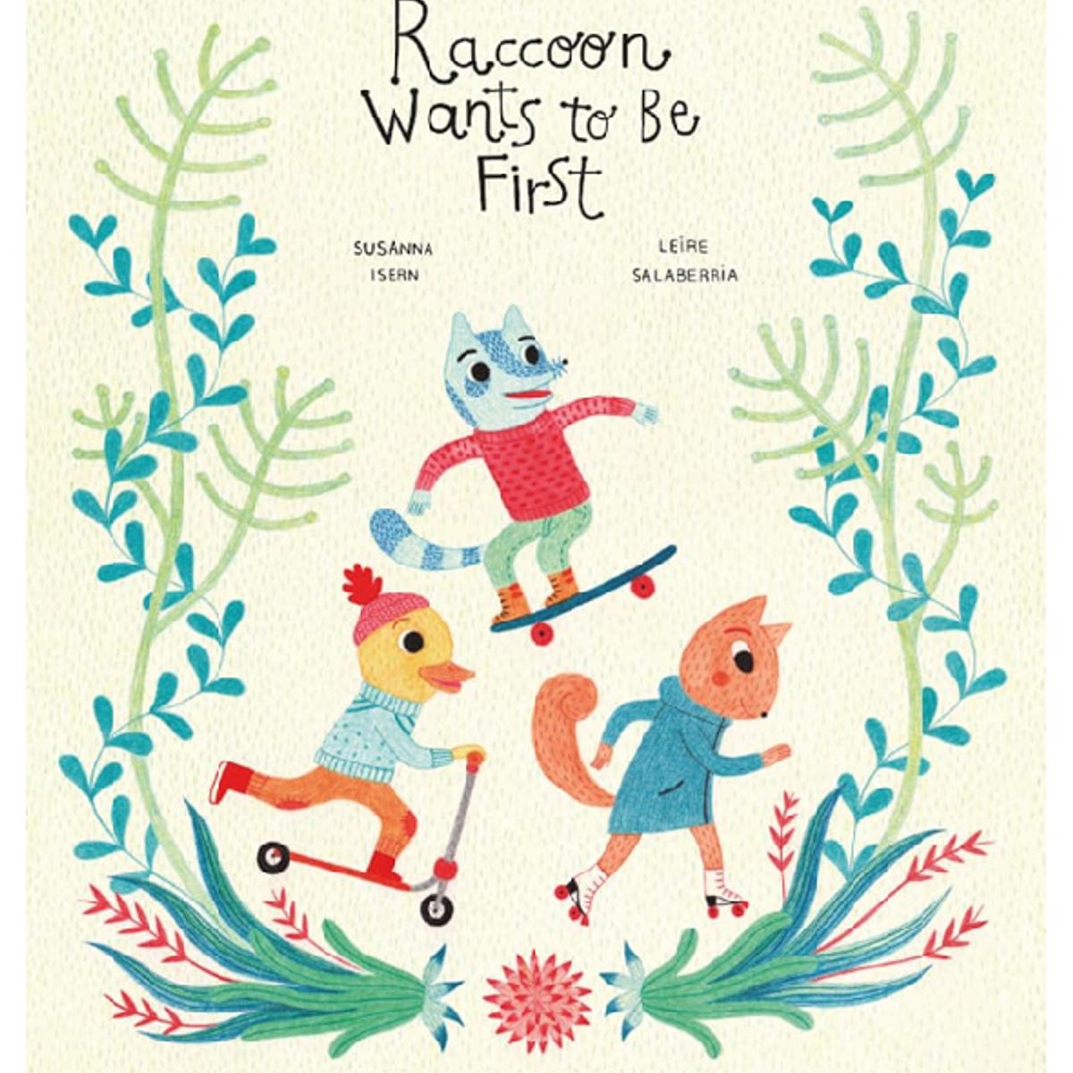 GENERICO - Libro Mapache quiere ser el primero en inglés