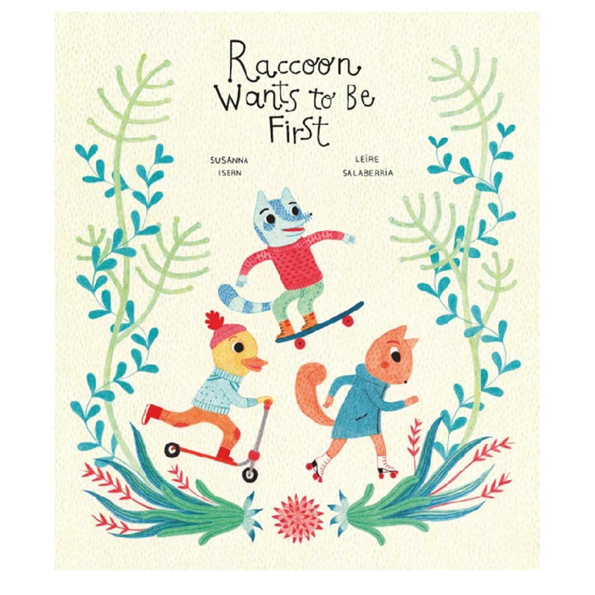 GENERICO - Libro Mapache quiere ser el primero en inglés