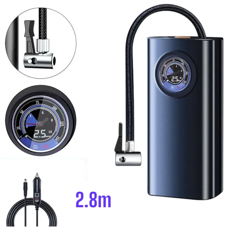 OEM - Mini Compresor De Aire Portátil Conexion 12V Vehiculos Auto