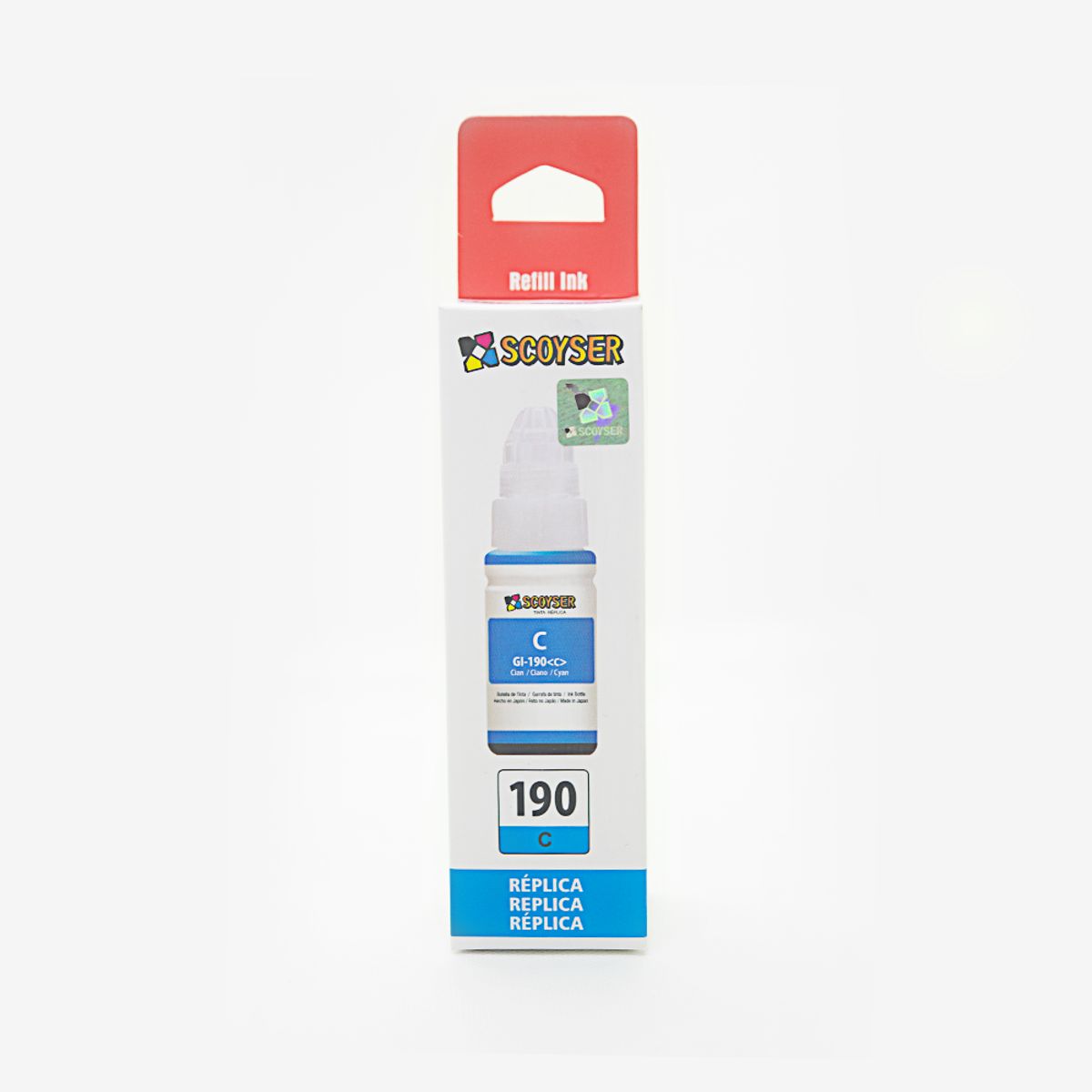 SCOYSER - Tinta Compatible Scoyser Gi190 Cyan