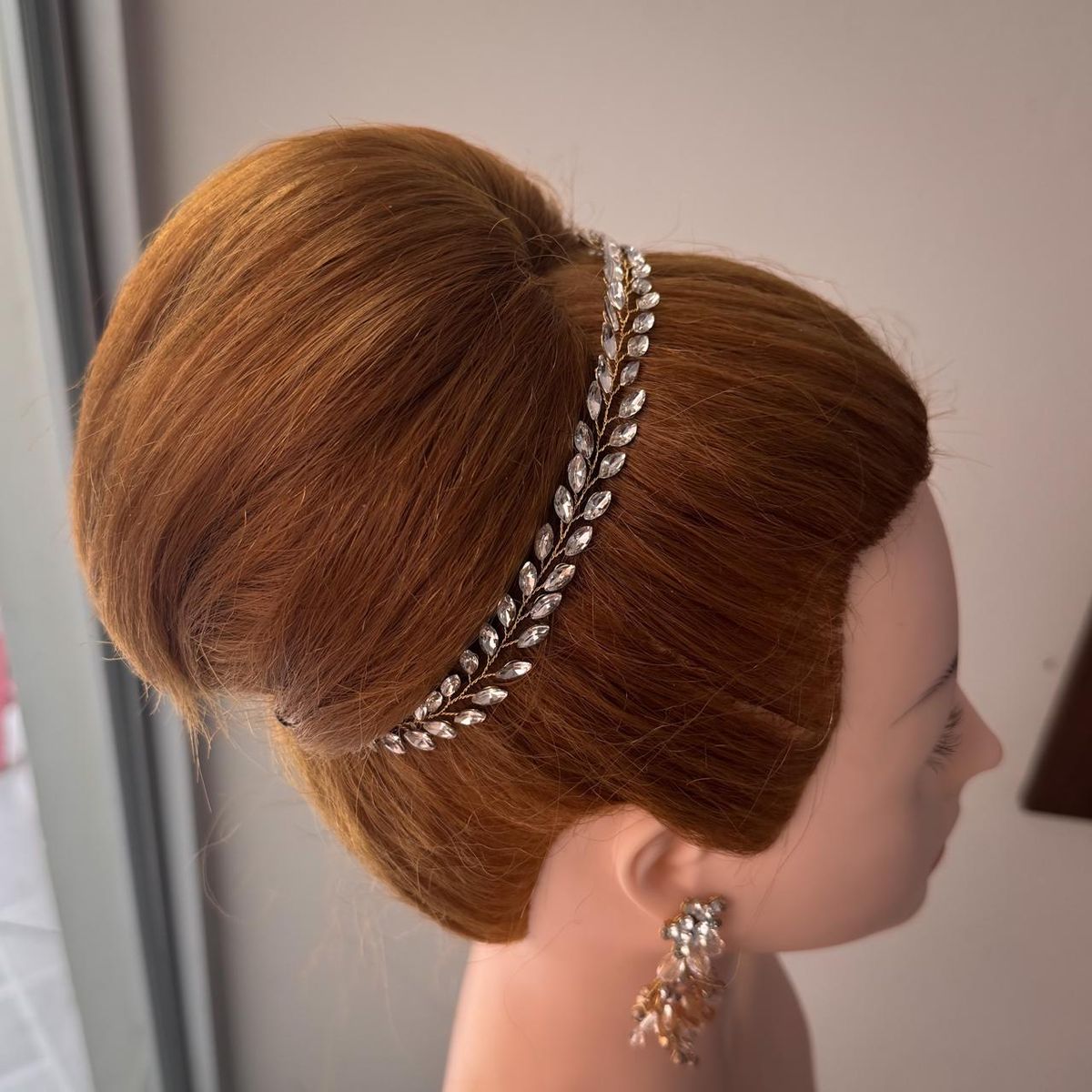 ANADE HANDMADE - TIARA DIADEMA TOCADO NOVIA QUINCEAÑERA INVITADA