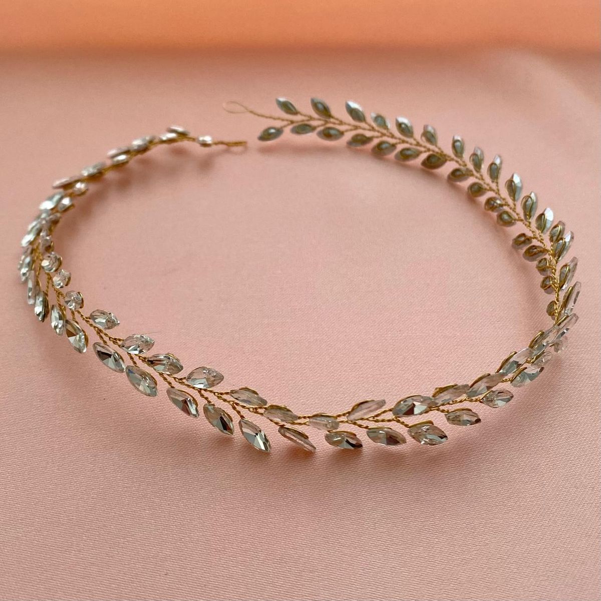 ANADE HANDMADE - TIARA DIADEMA TOCADO NOVIA QUINCEAÑERA INVITADA