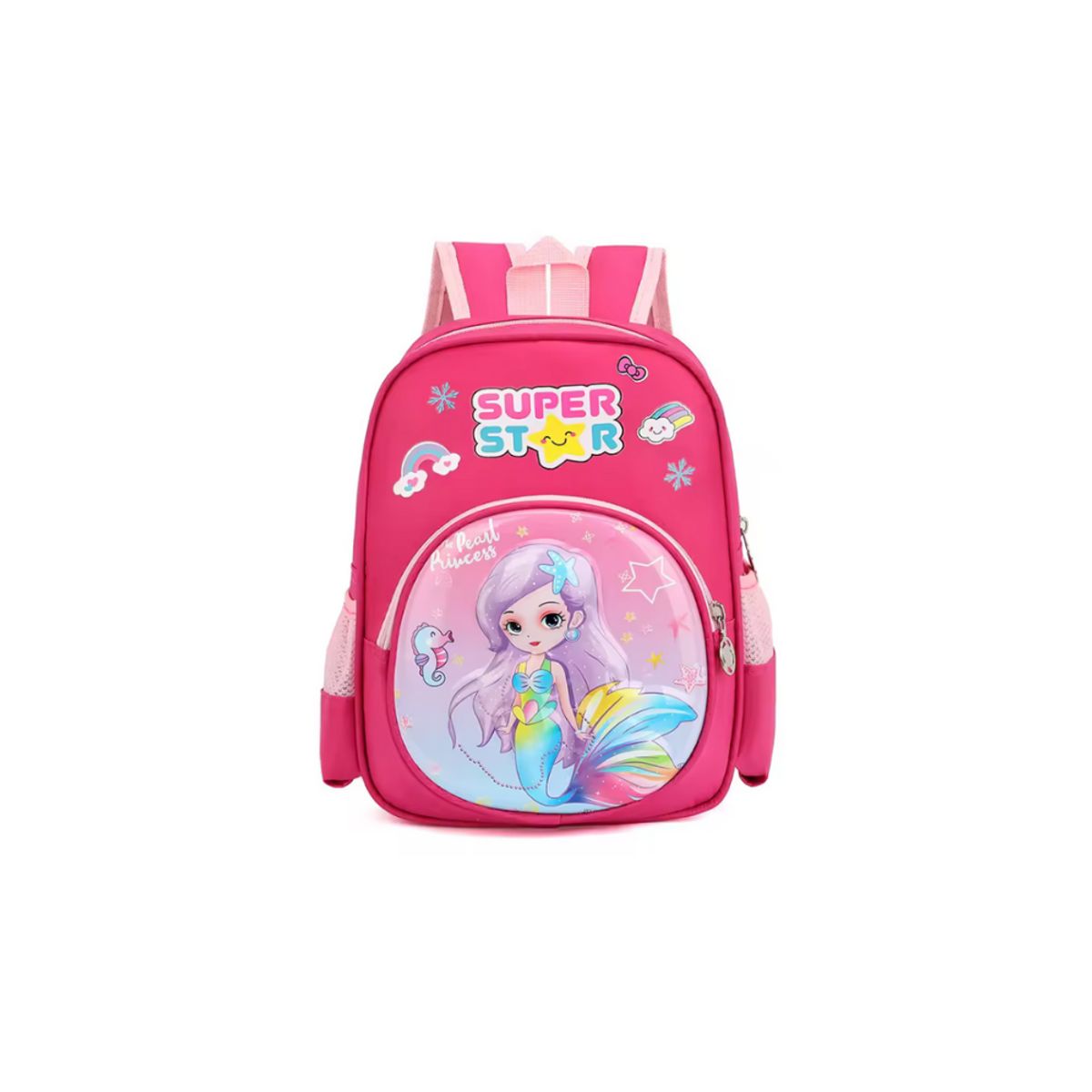 SINOCAMCO - MOCHILA NIÑA SUPERSTAR ROSADA
