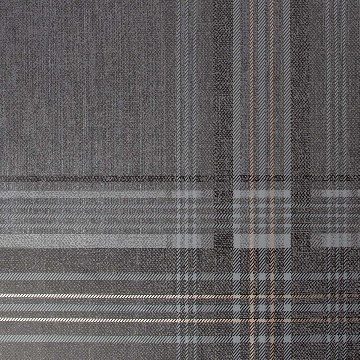 MULTITOP - Papel Tapiz Vittorio Rhea Plaid 052X10 Mts Charcoal