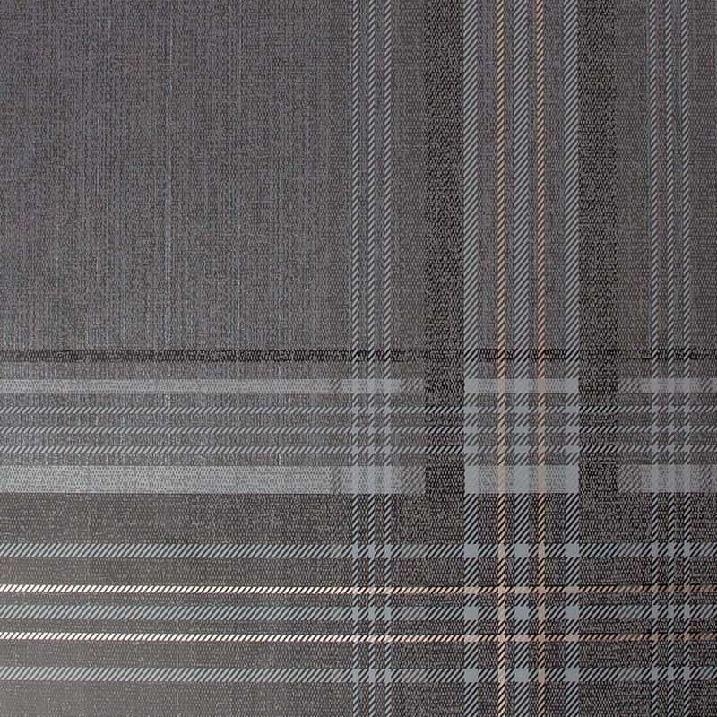 MULTITOP - Papel Tapiz Vittorio Rhea Plaid 052X10 Mts Charcoal