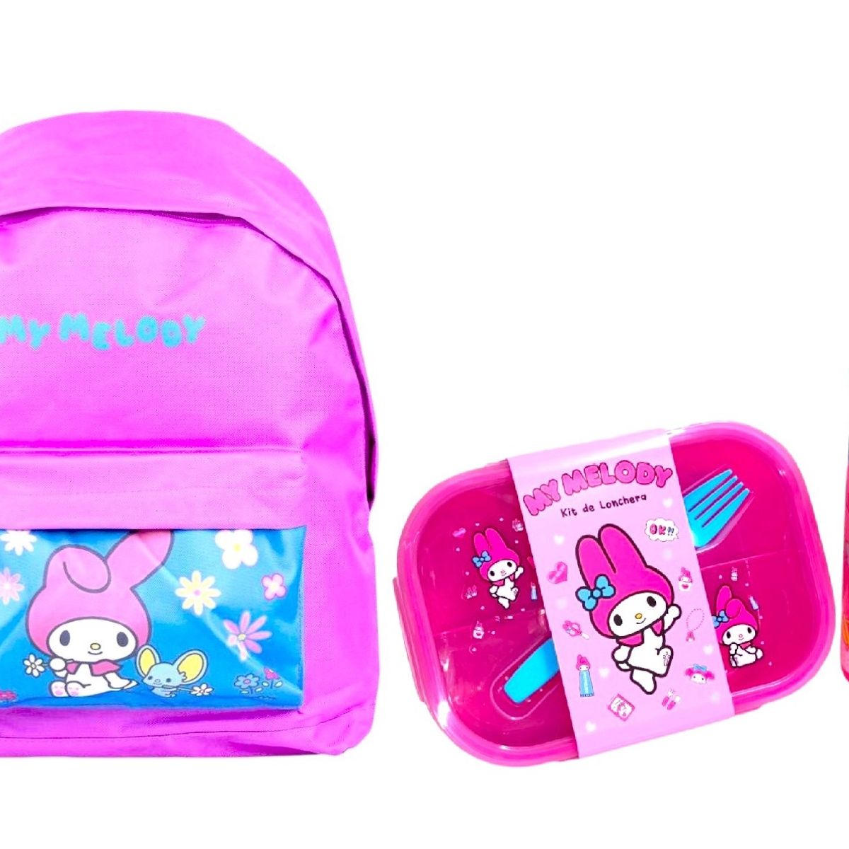 SCOOL - Mochila tamaño Oficio diseño My Melody más taper y tomatodo