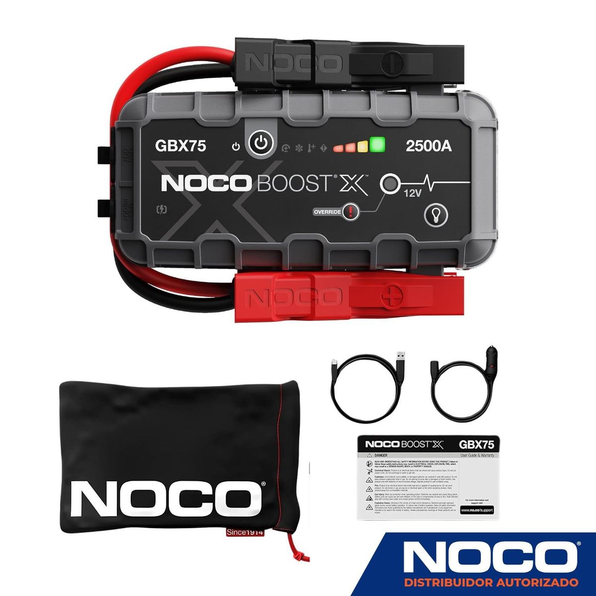 NOCO - Arrancador de Batería Portátil NOCO GBX75