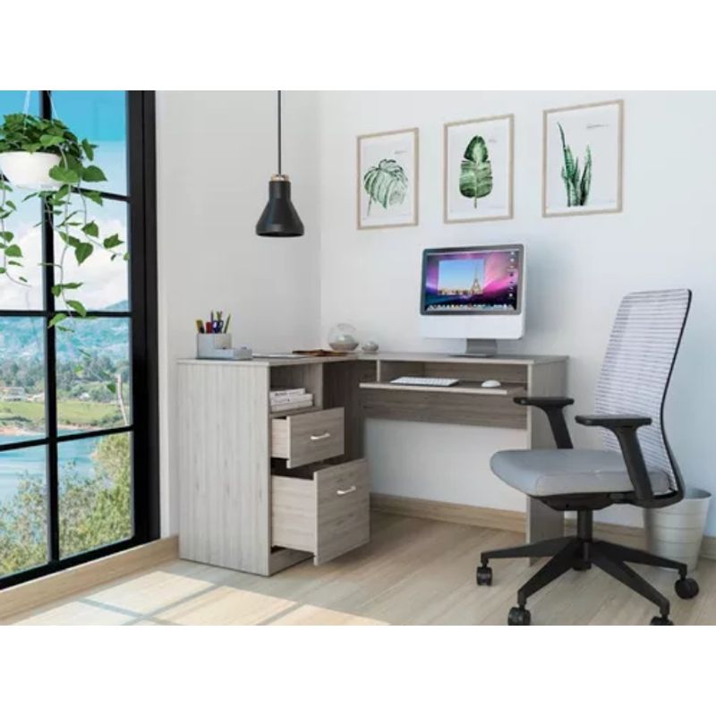 NACION MUEBLES - ESCRITORIO NACION MUEBLES GEAR5 COLOR GRIS