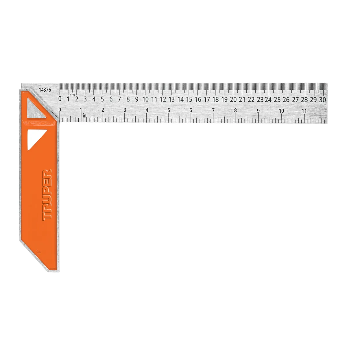 TRUPER - Escuadra 12 para carpintero con mango 100% de aluminio Truper