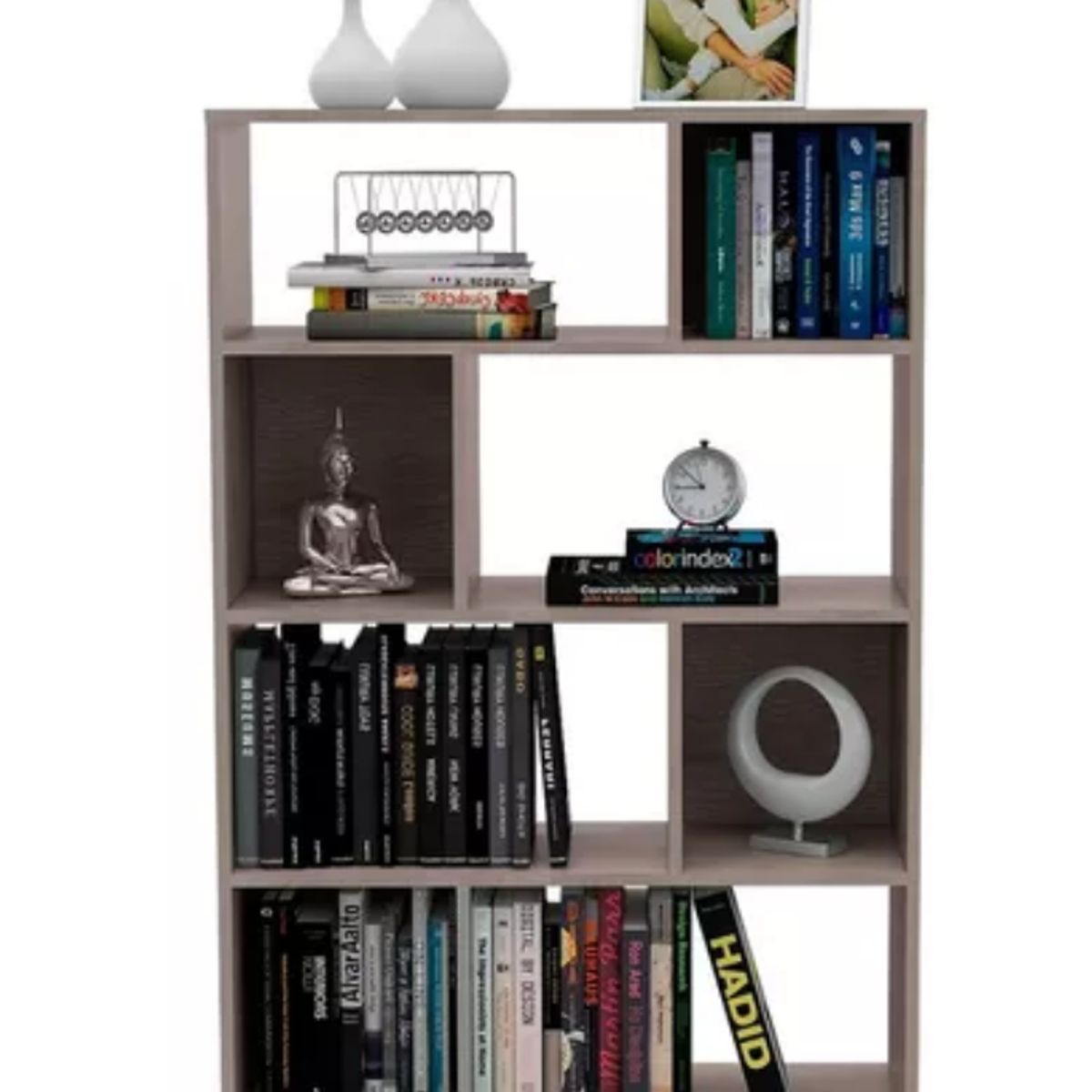 NACION MUEBLES - ESTANTE NACION MUEBLES TOGHE COLOR GRIS