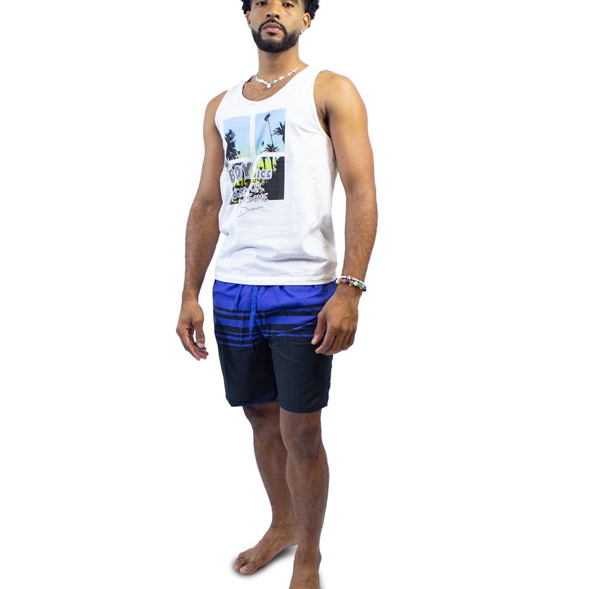 DM DEXMEN - Short Dexmen Playero Azul Marino