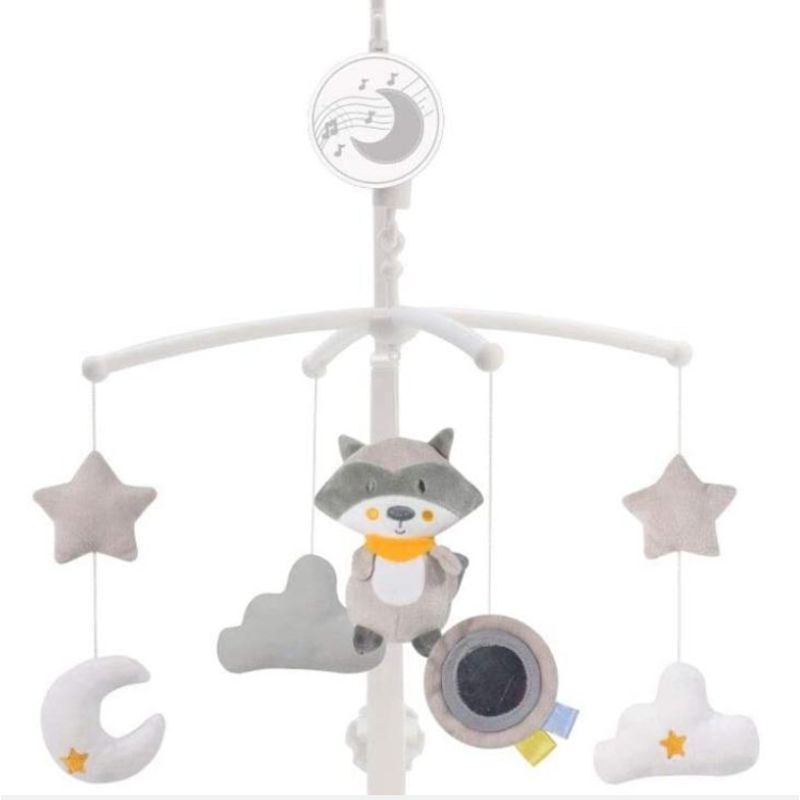 GENERICO - Móvil para cuna con Caja Musical Mapache