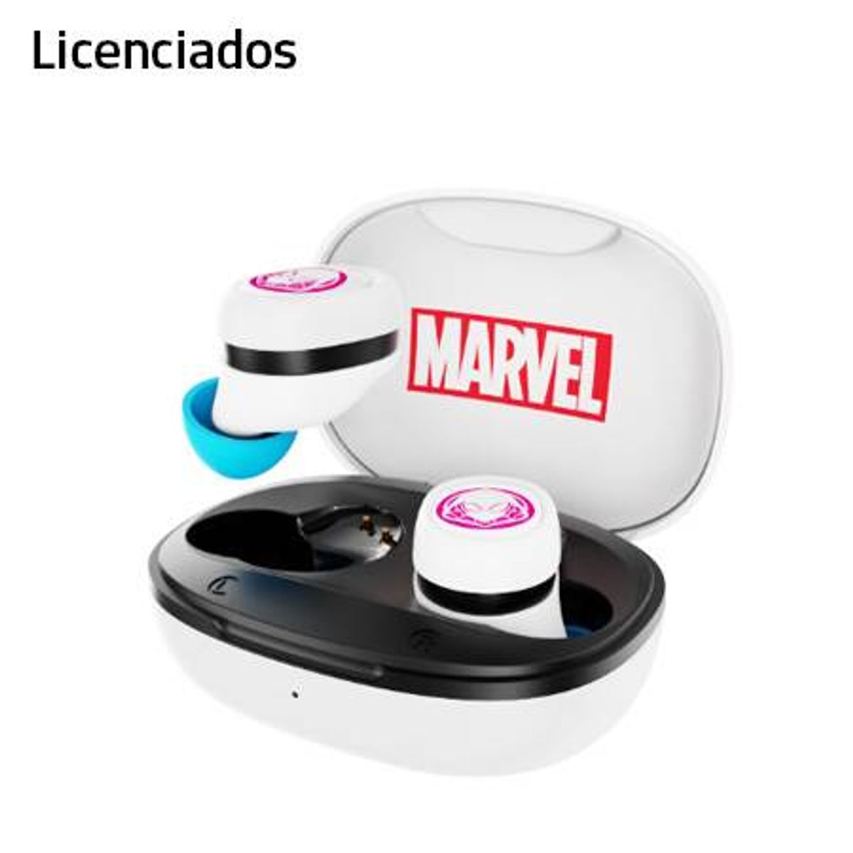 XTECH - AUDIFONO CMICROF LICENCIADO XTECH TRUE WIRELESS GHOST SPIDER BL