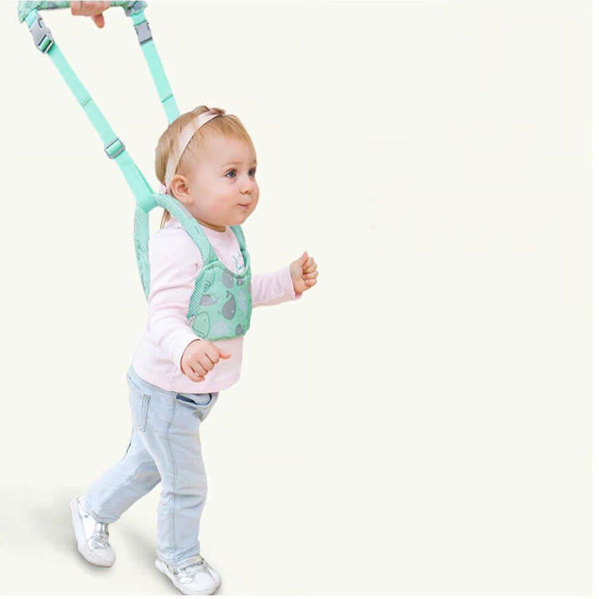GENERICO - Arnés Caminador 2 en 1 Primeros Pasos Turquesa