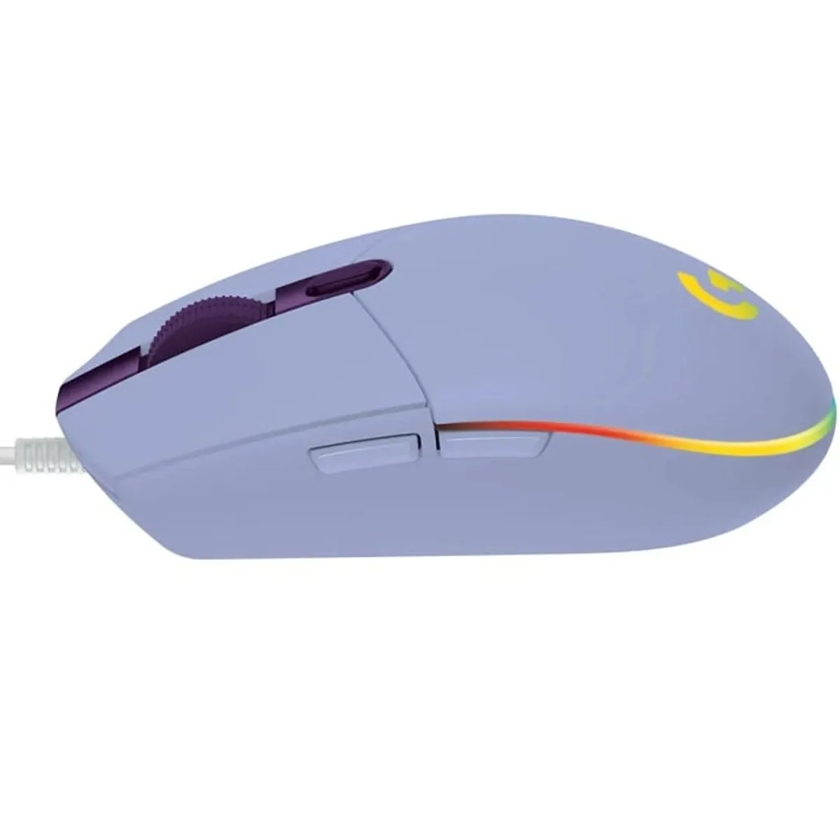 LOGITECH - Mouse Logitech G203 LILA - RGB LIGHTSYNC Con 6 Botones Para Juegos