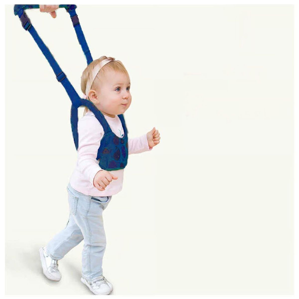 GENERICO - Arnés Caminador 2 en 1 Primeros Pasos Azul
