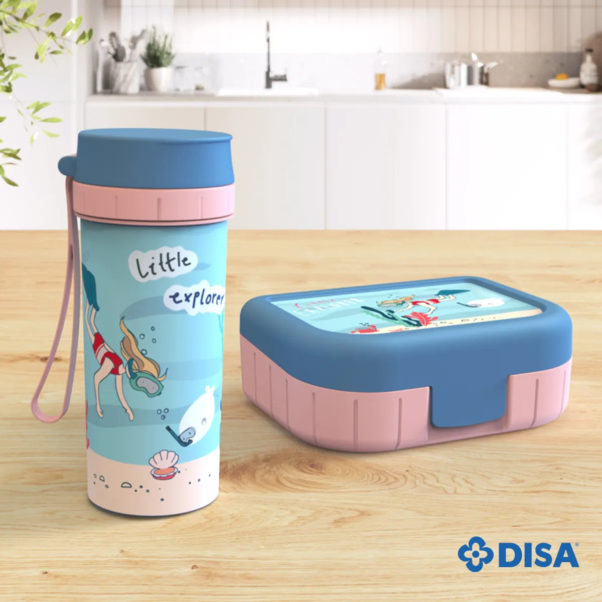 DISA SOLUCIONES ECOEFICIENTES - Lonchera - Taper + Tomatodo Niña