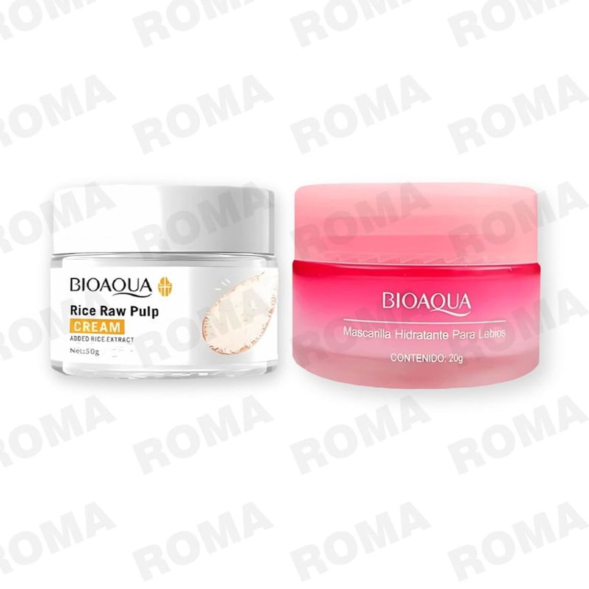 BIOAQUA - PACK CREMA ACLARANTE Y MASCARILLA HIDRATANTE PARA LABIOS BIOAQUA