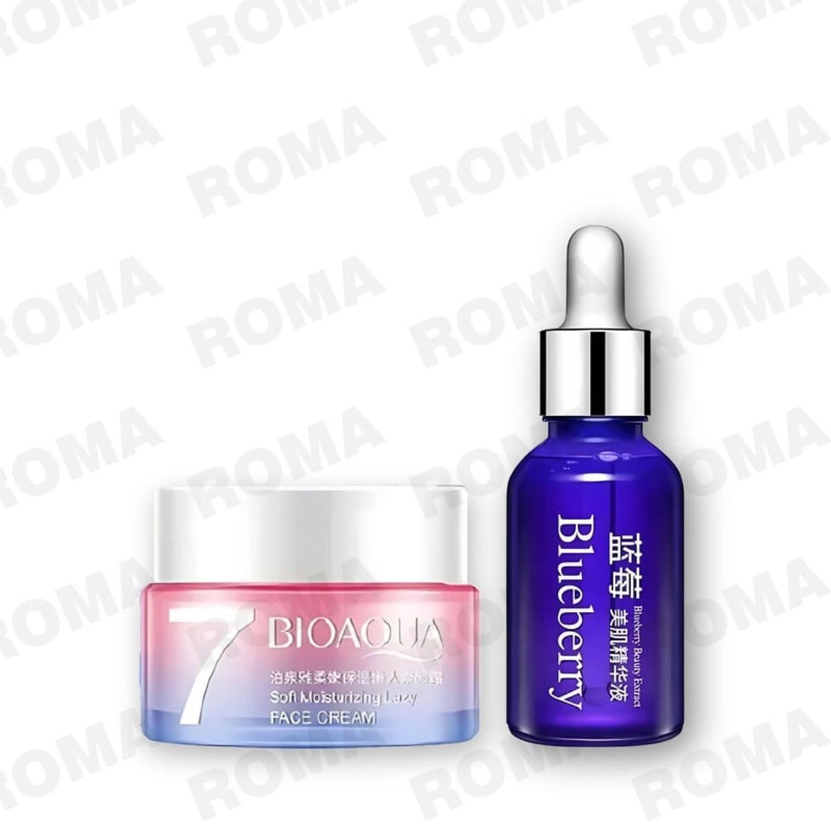 BIOAQUA - PACK CREMA HIDRATANTE VEGANA Y SERUM BLUEBERRY ESSENCE BIOAQUA
