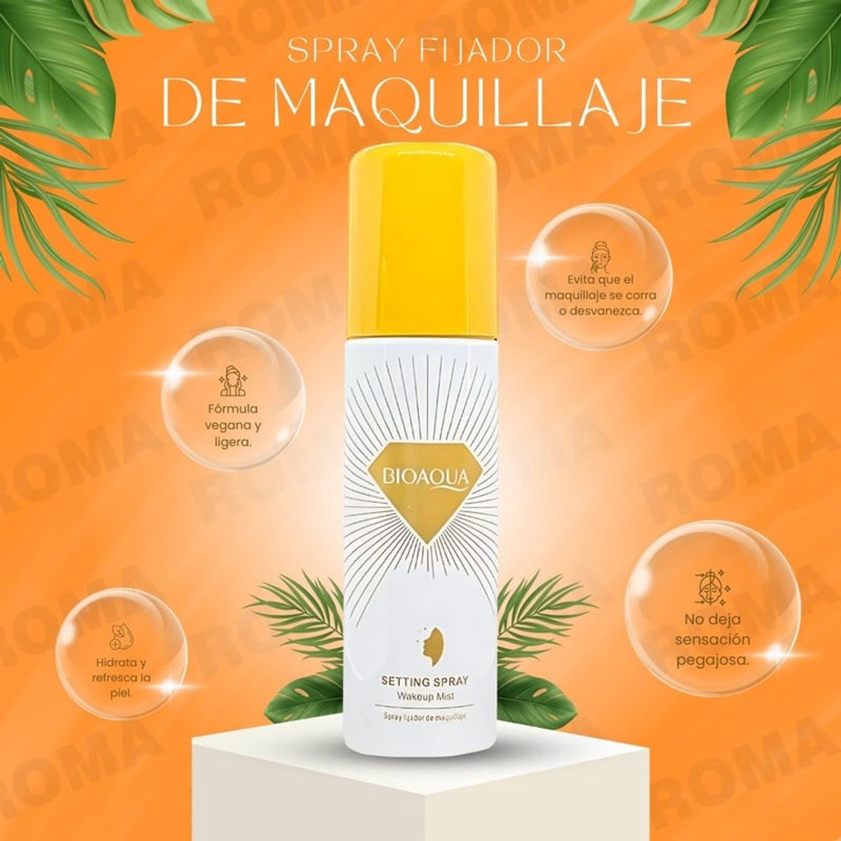 BIOAQUA - SPRAY FIJADOR DE MAQUILLAJE BIOAQUA 100ML