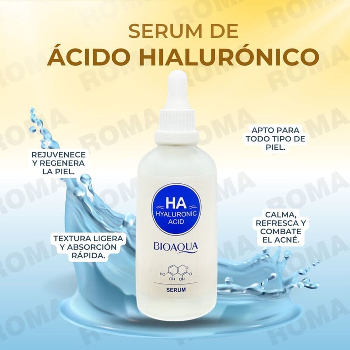 BIOAQUA - SERUM DE ÁCIDO HIALURÓNICO BIOAQUA 100ML