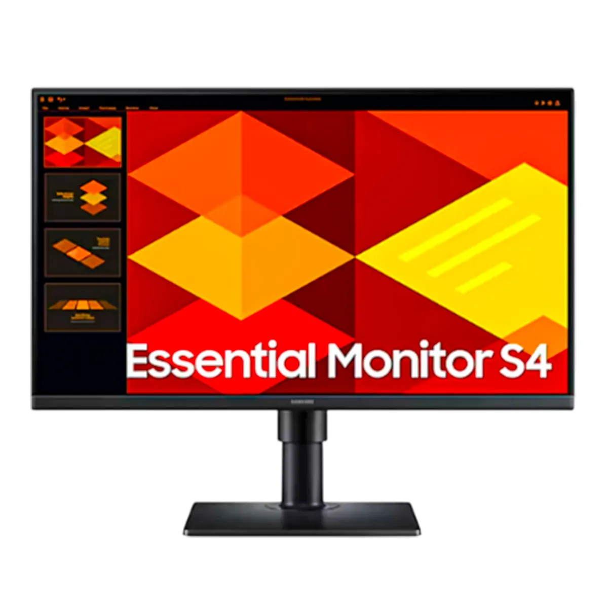 SAMSUNG - MONITOR PLANO SAMSUNG ESSENTIAL  S4 22  FHD IPS, 100HZ, HDMI, DP