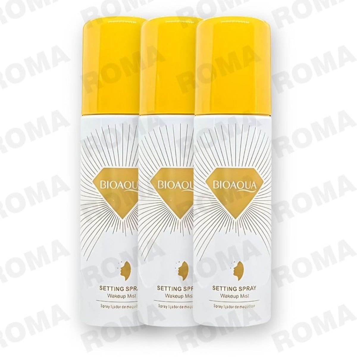 BIOAQUA - PACK 3 SPRAY FIJADOR DE MAQUILLAJE BIOAQUA 300ML