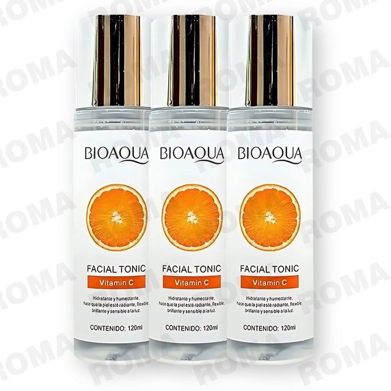 BIOAQUA - PACK 3 TÓNICO FACIAL VITAMINA C BIOAQUA 360ML