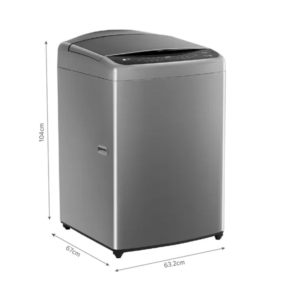 LG - Lavadora de 21Kg con AI DD™ y 6 Motion DD, plateado