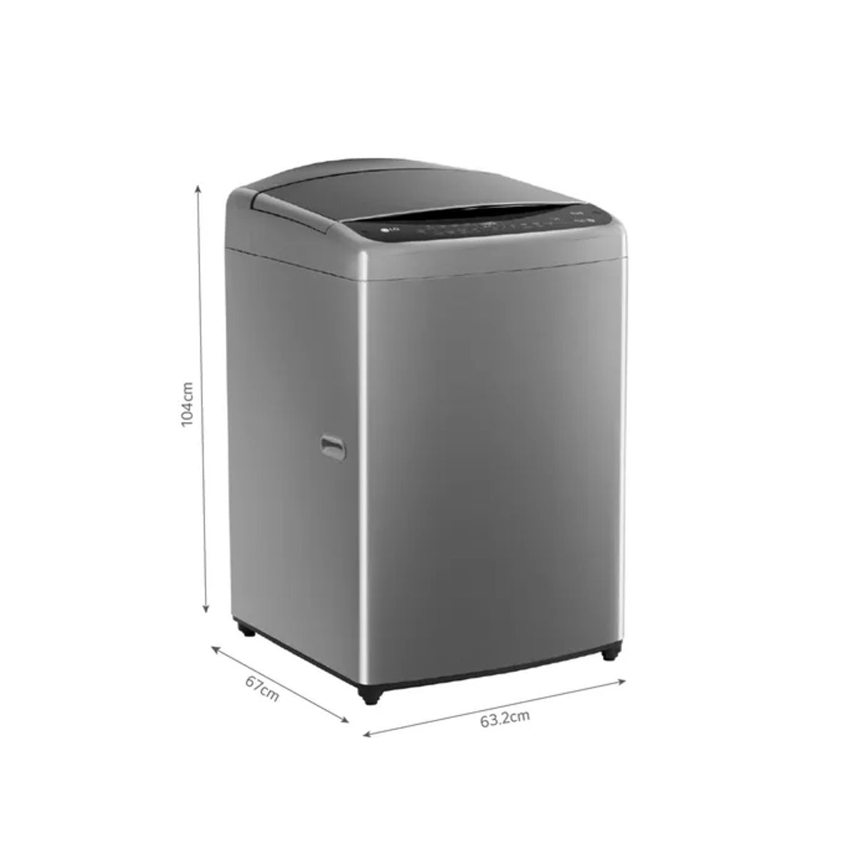 LG - Lavadora de 21Kg con AI DD™ y 6 Motion DD, plateado