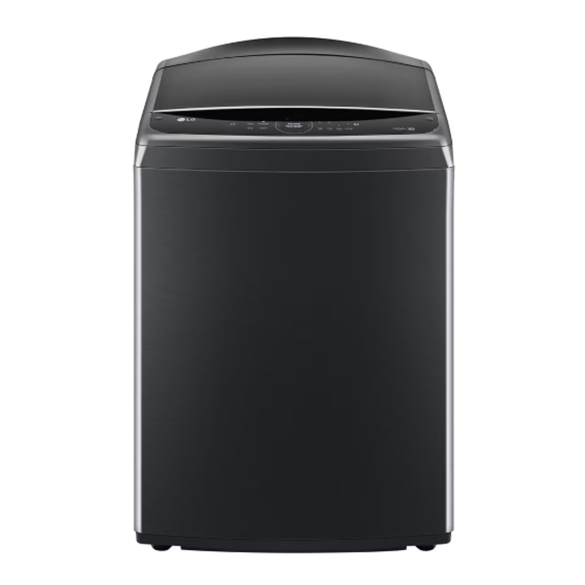 LG - Lavadora de 23kg carga superior AI DD con 6 Motion y Smart Diagnosis, Negro Plateado