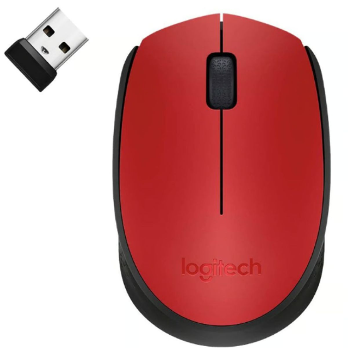 LOGITECH - MOUSE LOGITECH M170  WIRELESS RED