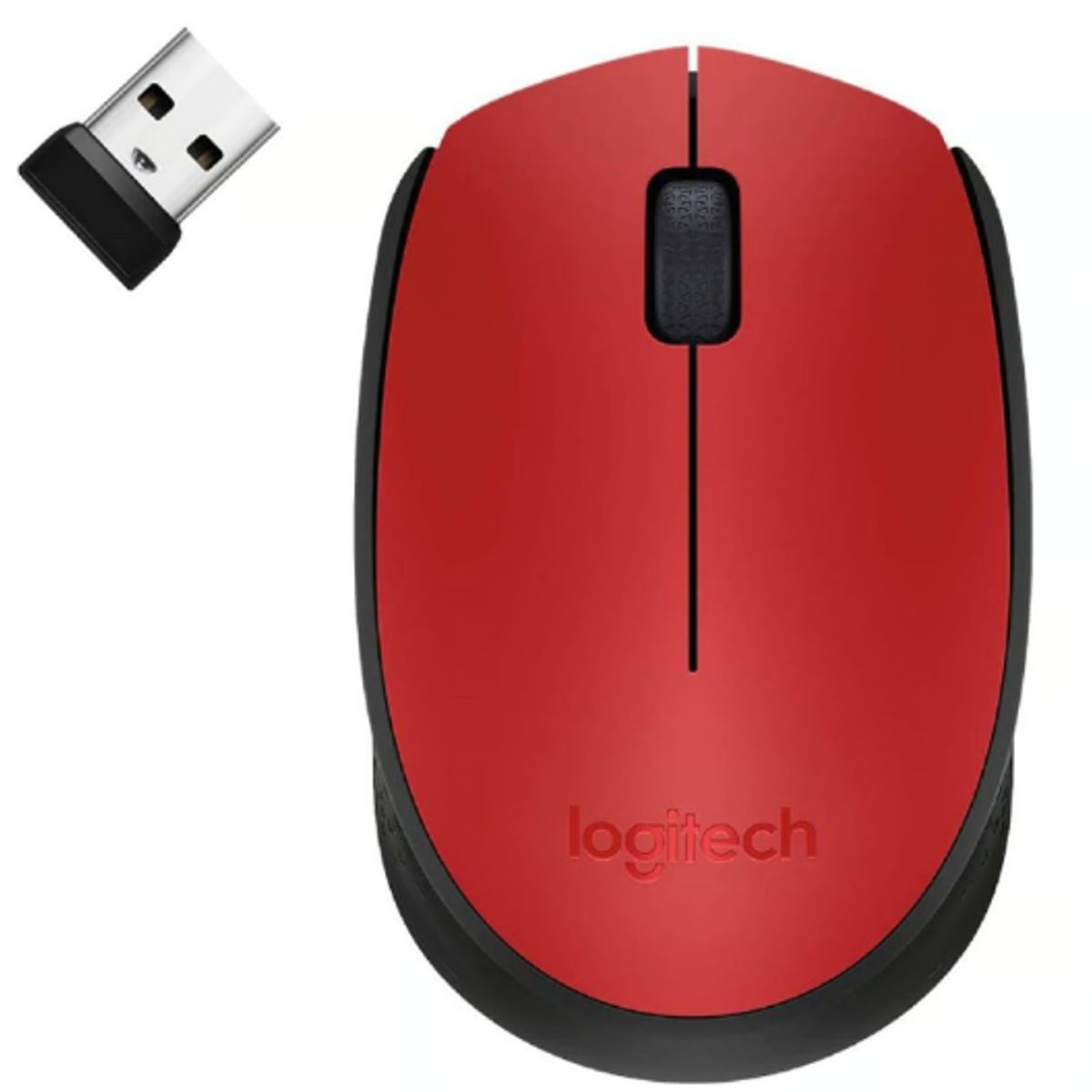 LOGITECH - MOUSE LOGITECH M170  WIRELESS RED